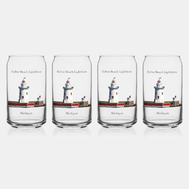 Harbour Beach Lighthouse peut verre (Recto)