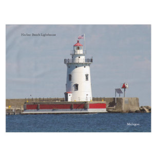 Harbour Beach Lighthouse table cloth
