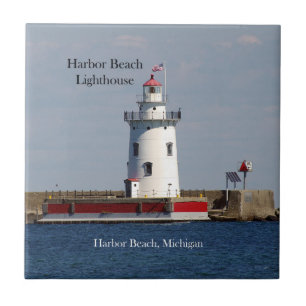Harbour Beach Lighthouse tile