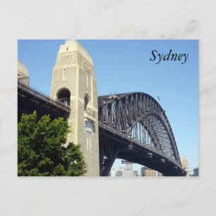 harbour bridge pylon postcard