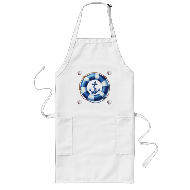 Harbour Charm! Long Apron (Front)