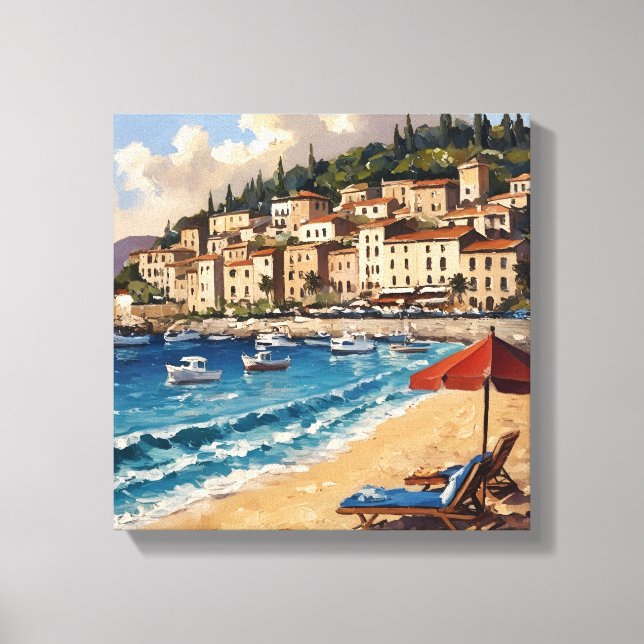 Harbour City Canvas Print (Front)