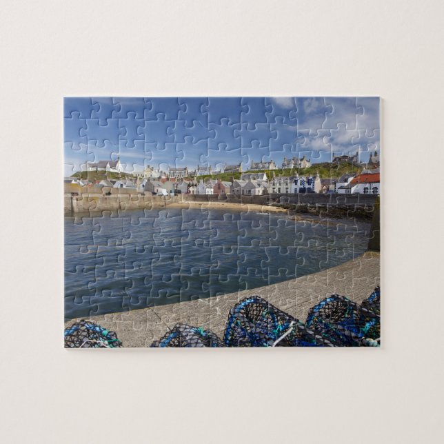 Harbour, Findochty, Moray, Scotland, United Jigsaw Puzzle (Horizontal)