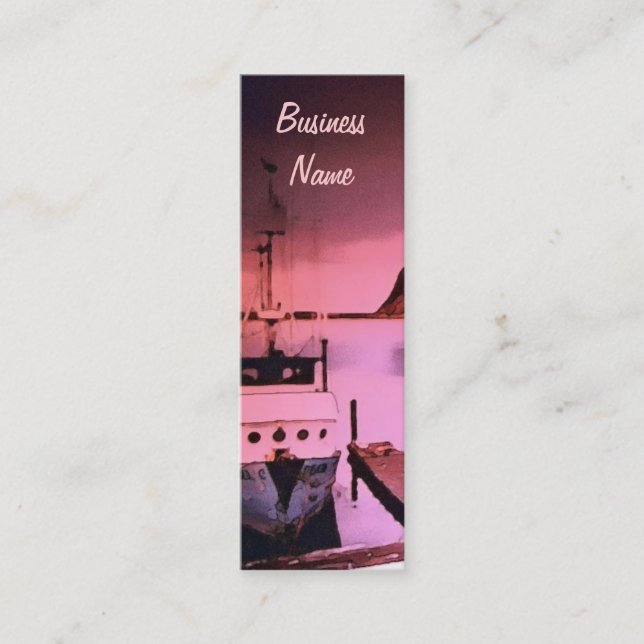 Harbour Hues Bookmark Business Cards (Front)