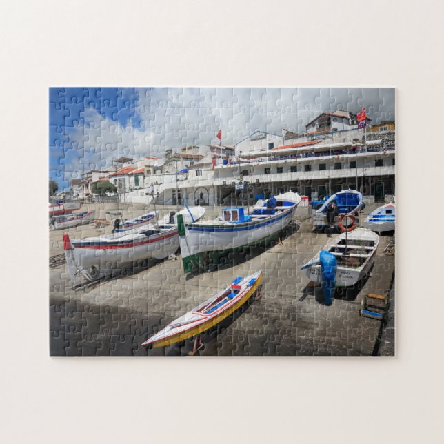 Harbour in Azores Jigsaw Puzzle (Horizontal)