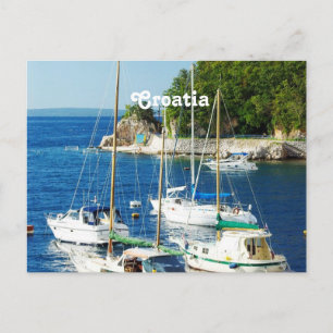Harbour in Croatia Postcard