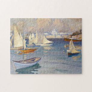 Harbour in Helsinki   Albert Edelfelt Jigsaw Puzzle