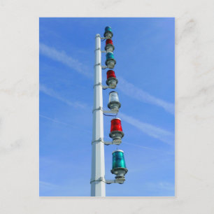 Harbour Lights, Cardiff Bay Harbour Postcard