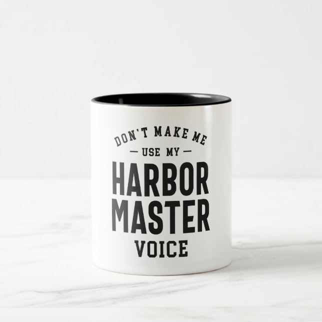Harbour Master Job Occupation Two-Tone Coffee Mug (Center)