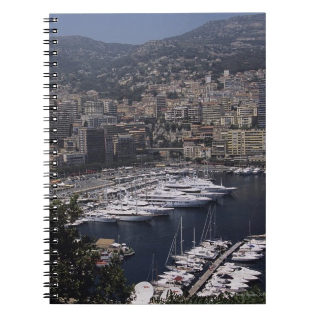 Harbour, Monte Carlo, French Rivier, Cote d' Notebook (Front)