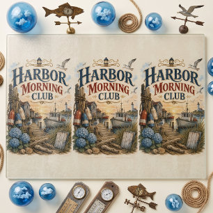 Harbour Morning Club Coastal Lighthouse Cutting Board