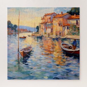 Harbour Neo-Impressionism Jigsaw Puzzle