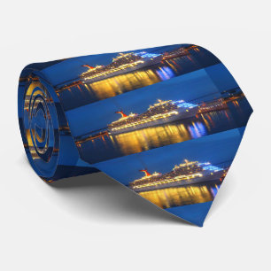 Harbour Reflections Double Sided Tie