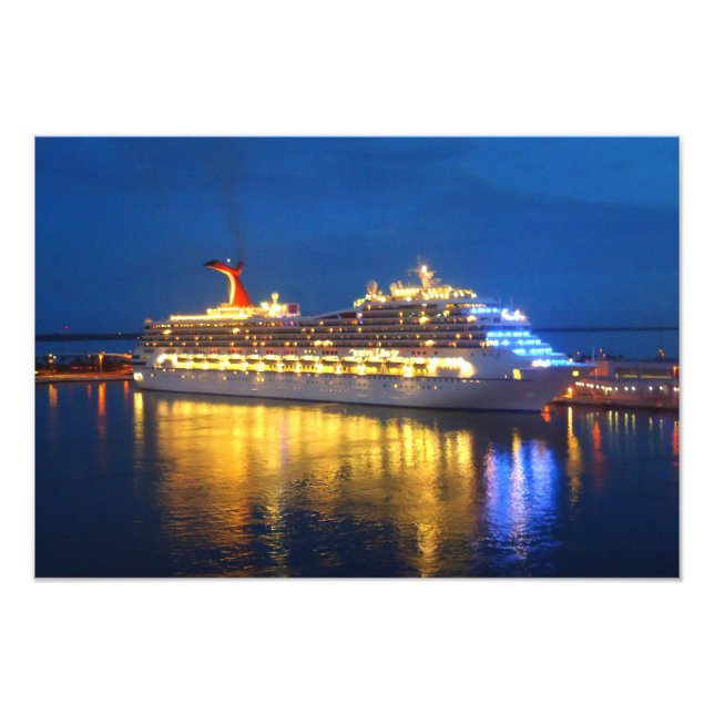 Harbour Reflections Photo Print (Front)