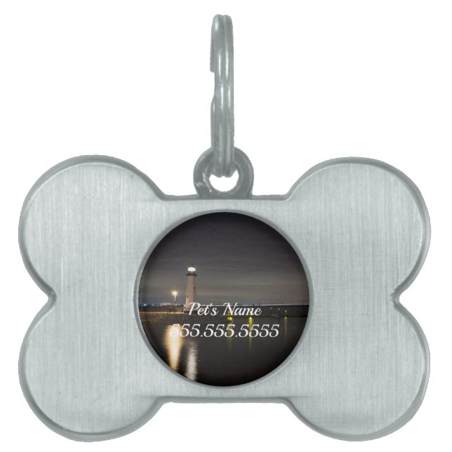 Harbour Rockwall Lighthouse Pet ID Tag (Front)