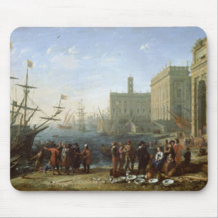 Harbour Scene Mouse Pad
