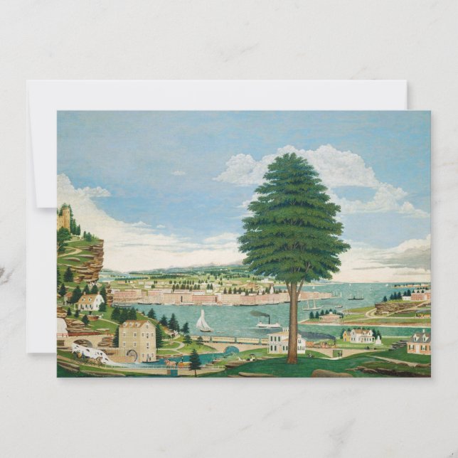 Harbour Scene with Castle | Jurgan Frederick Huge (Front)