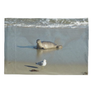 Harbour Seal at La Jolla California Pillowcase