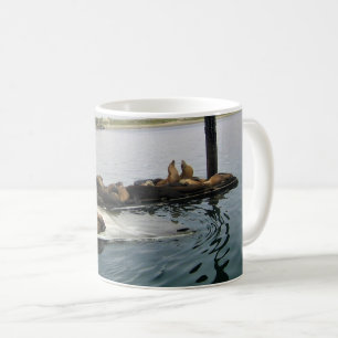 Harbour Seals, Morro Bay, California Coffee Mug