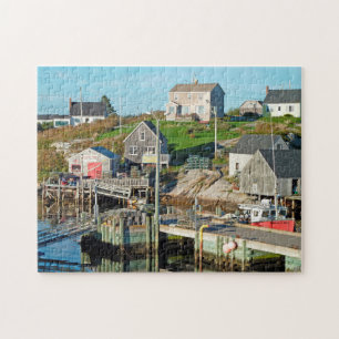Harbour Setting Nova Scotia. Jigsaw Puzzle