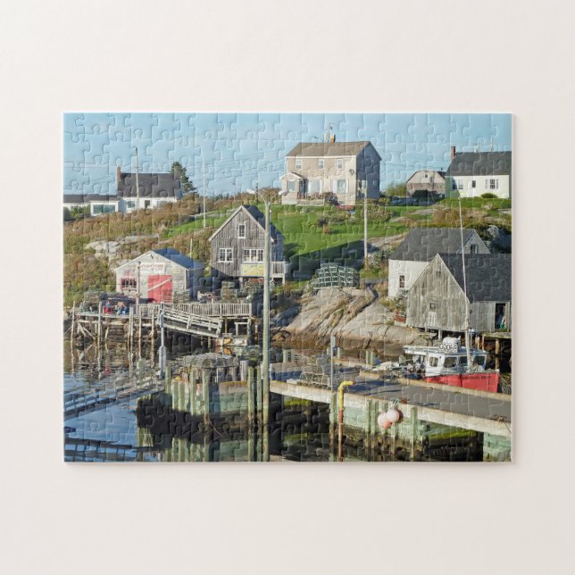 Harbour Setting Nova Scotia. Jigsaw Puzzle (Horizontal)