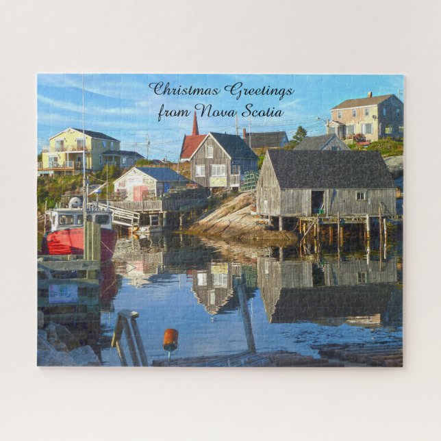 Harbour Setting Nova Scotia. Jigsaw Puzzle (Horizontal)