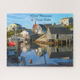 Harbour Setting Nova Scotia. Jigsaw Puzzle