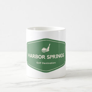 Harbour Springs Michigan Golf Destination Coffee Mug