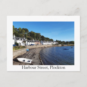 Harbour Street, Plockton Postcard