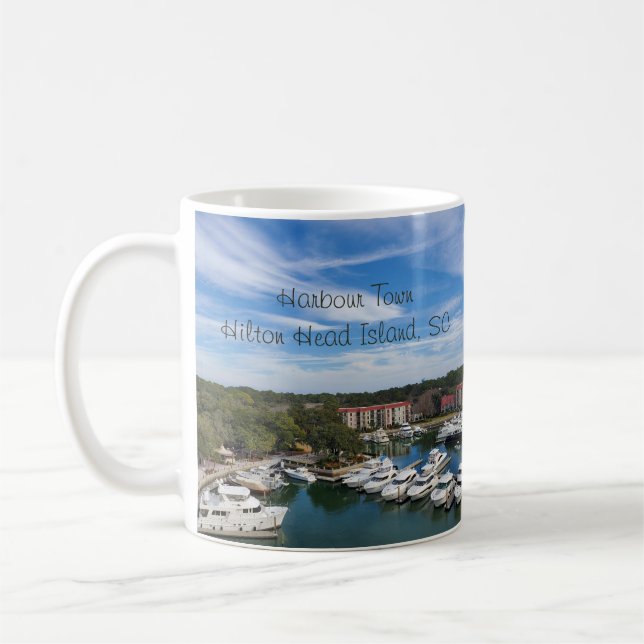 Harbour Town Hilton Head Island South Carolina Coffee Mug (Left)