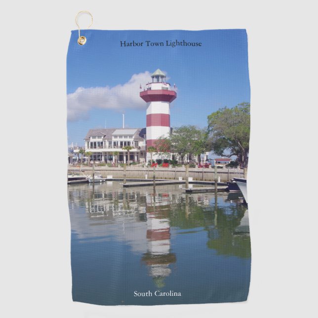 Harbour Town Lighthouse golf towel (Front)