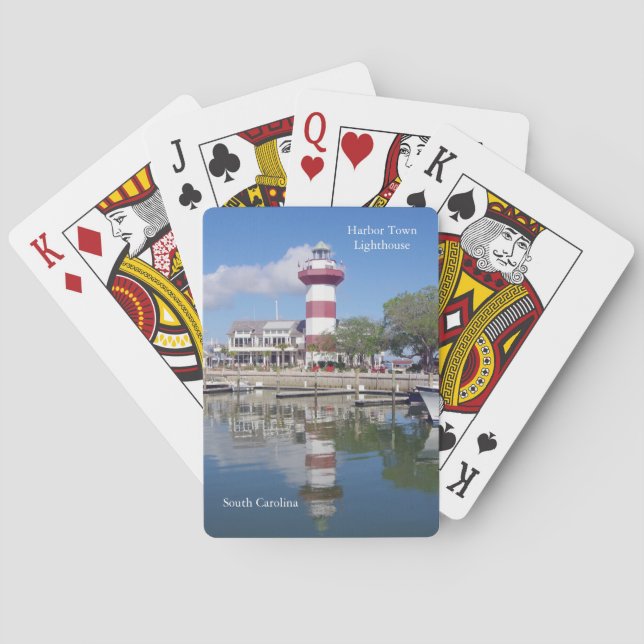 Harbour Town Lighthouse playing cards (Back)