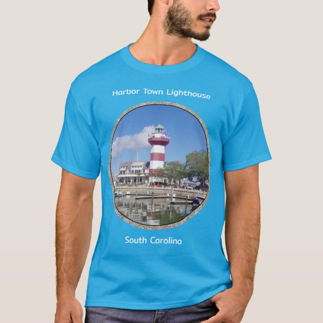 Harbour Town Lighthouse shirt white lettering (Front)