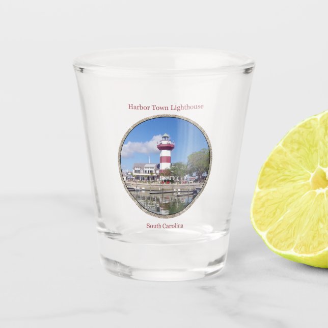 Harbour Town Lighthouse shot glass (Front)
