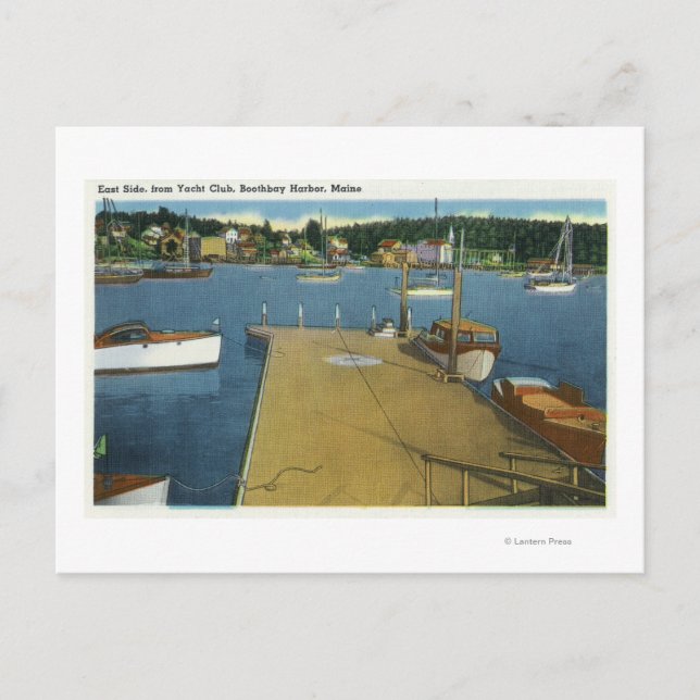 Harbour View from East Side of Yacht Club Postcard (Front)