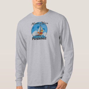 Harbour Watch on Lake Murray Pickleball Blue Sky T-Shirt