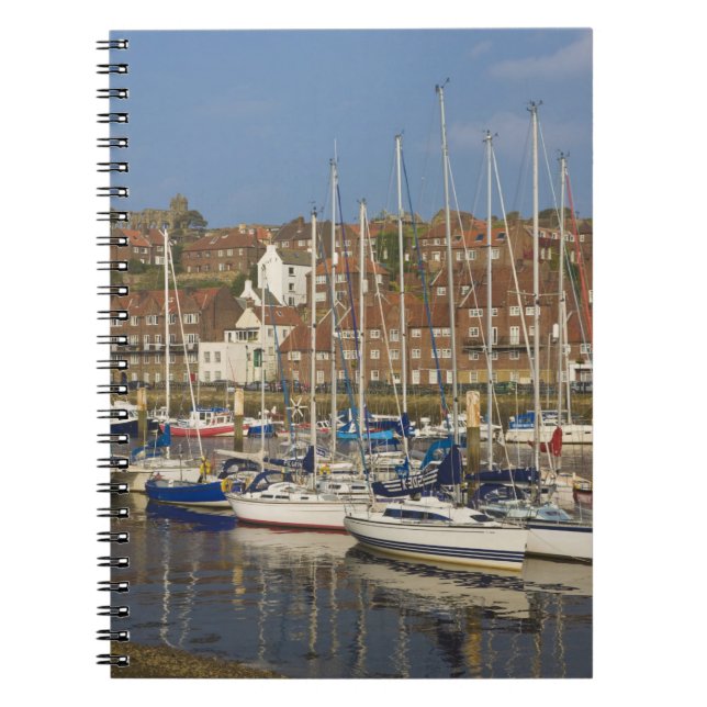 Harbour, Whitby, North Yorkshire, England Notebook (Front)