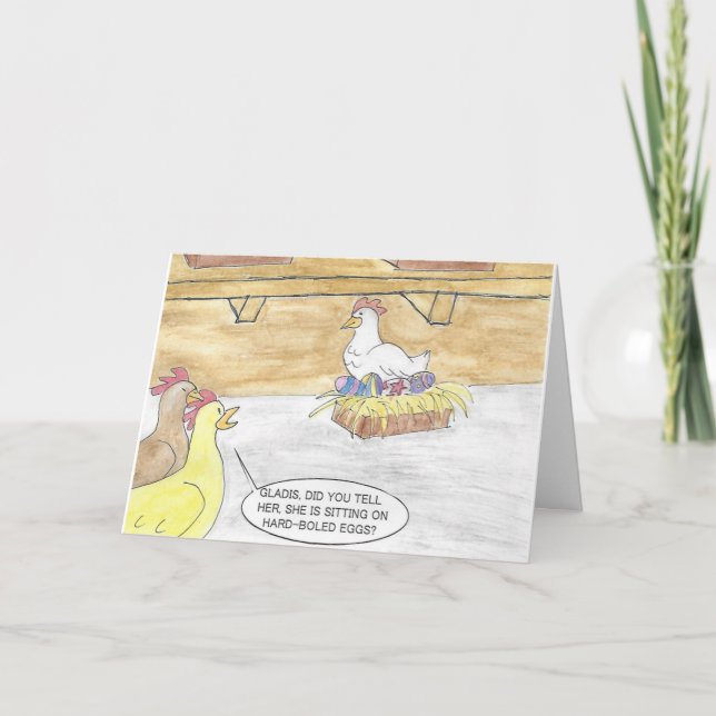 Hard Boiled Eggs Card (Front)