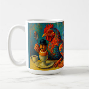 Hard-Boiled Human - Fowl Play at Breakfast Coffee Mug