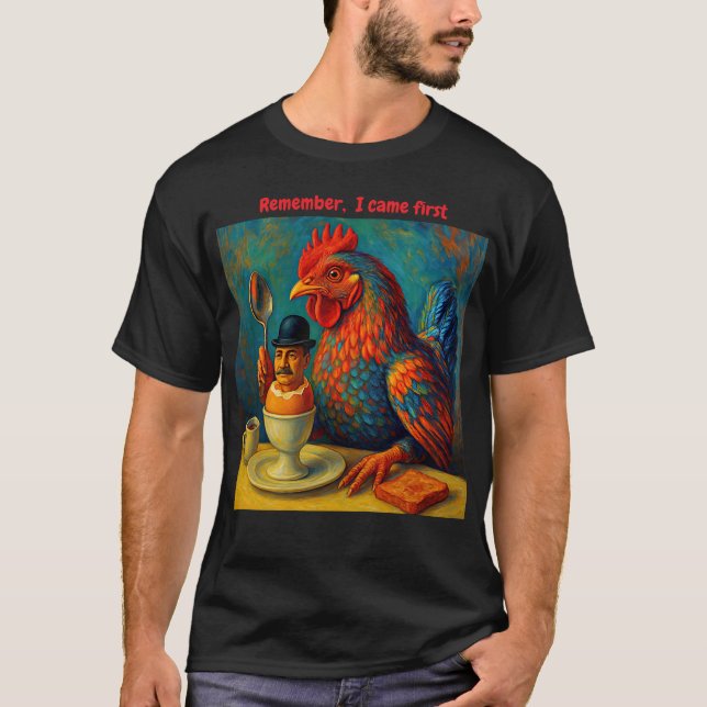 Hard-Boiled Human - Fowl Play at Breakfast T-Shirt (Front)