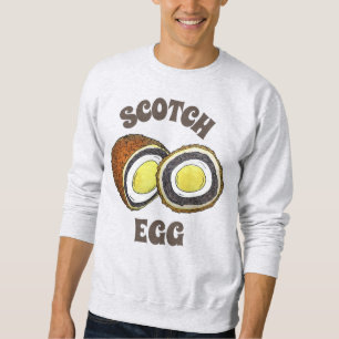 Hard Boiled Scotch Eggs UK British Snack Pub Food Sweatshirt