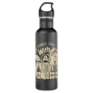 Hard Dickens Cider Girl Whiskey And Beer Apple Hum 710 Ml Water Bottle
