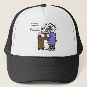 Hard Drive Back Up Humourous Trucker Hat