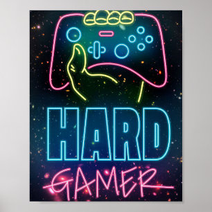 Hard Gamer Poster