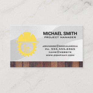 Hard Hat   Builder Engineer   Construction Business Card