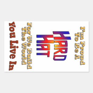 Hard Hat Pride Sticker