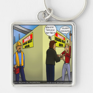 Hard Headed Relationship Partner Funny Gifts Keychain