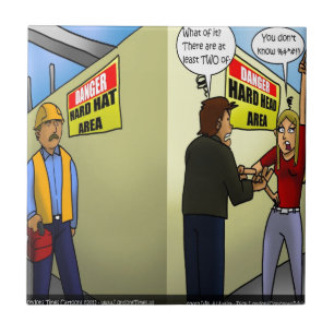 Hard Headed Relationship Partner Funny Gifts Tile
