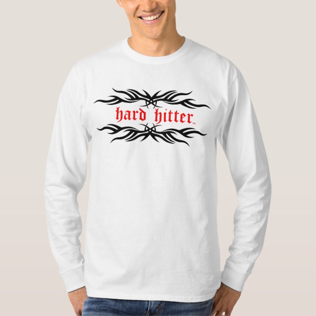 Hard Hitter Tribal Long Sleeve T-Shirt (Front)