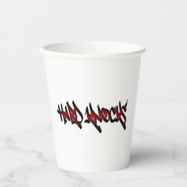HARD KNOCKS PAPER CUPS (Front)